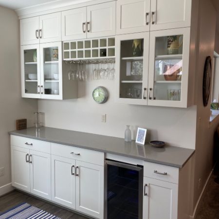 Dove White - Bevel Shaker Fronts