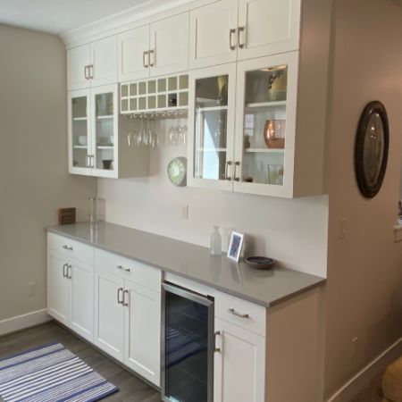 Dove White - Bevel Shaker Fronts