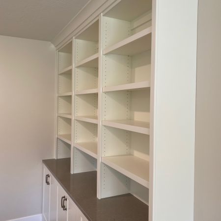 Dove White - Bevel Shaker Doors