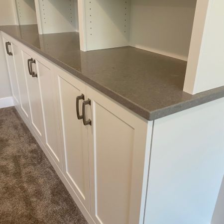 Dove White - Bevel Shaker Doors