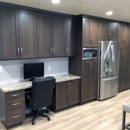Shaker Doors - Walnut with Stain