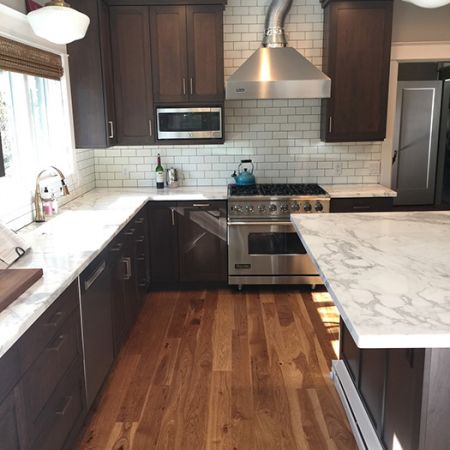Stained walnut - Shaker Doors