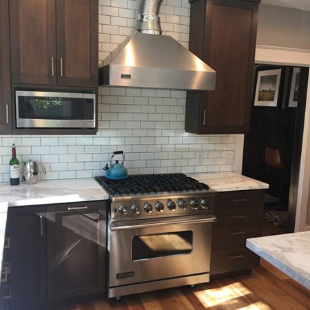 Stained walnut - Shaker Doors